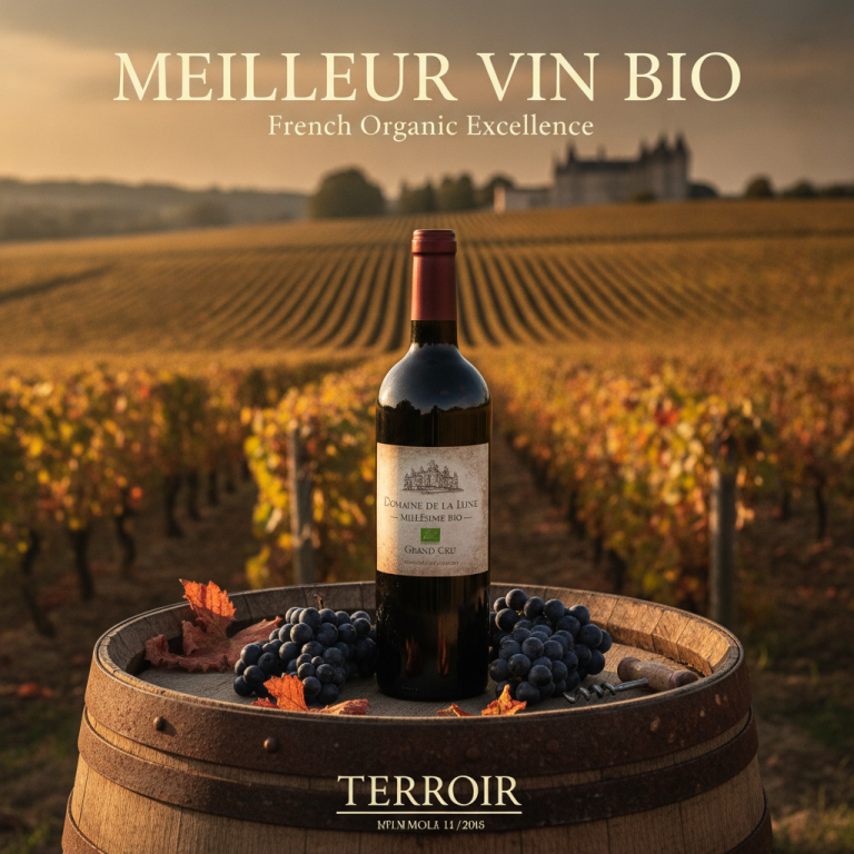 Vin Bio : 5 Pépites à Déguster, Transport Offert en France